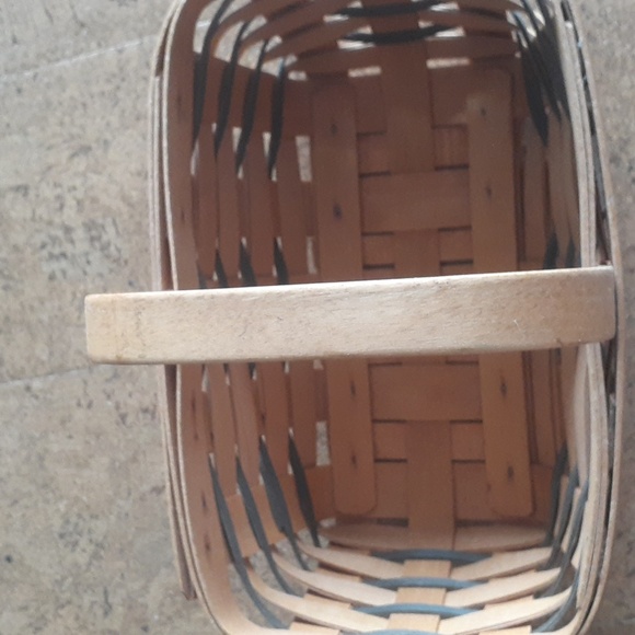 1997 Longaberger classic warm with green, heartland small chore basket. - Picture 3 of 14